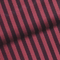 Red Herringbone Stripe